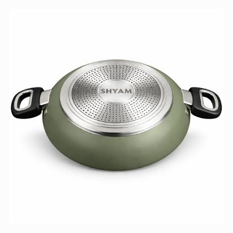 Induction bottom kadhai stainless steel base