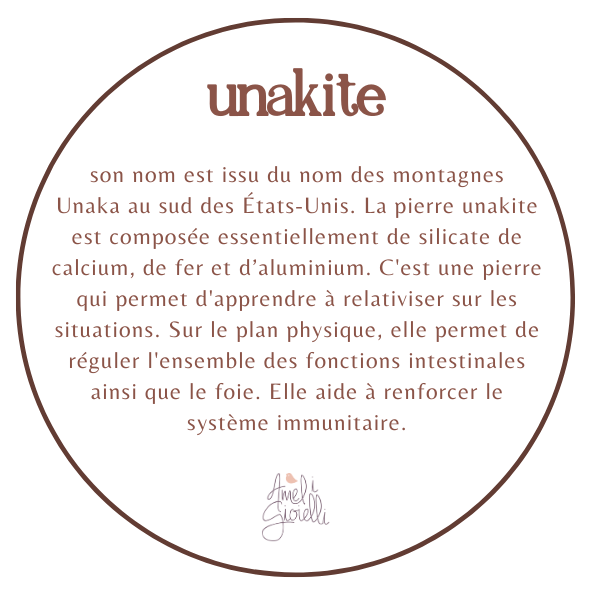 Miniature : unakite - bracelet