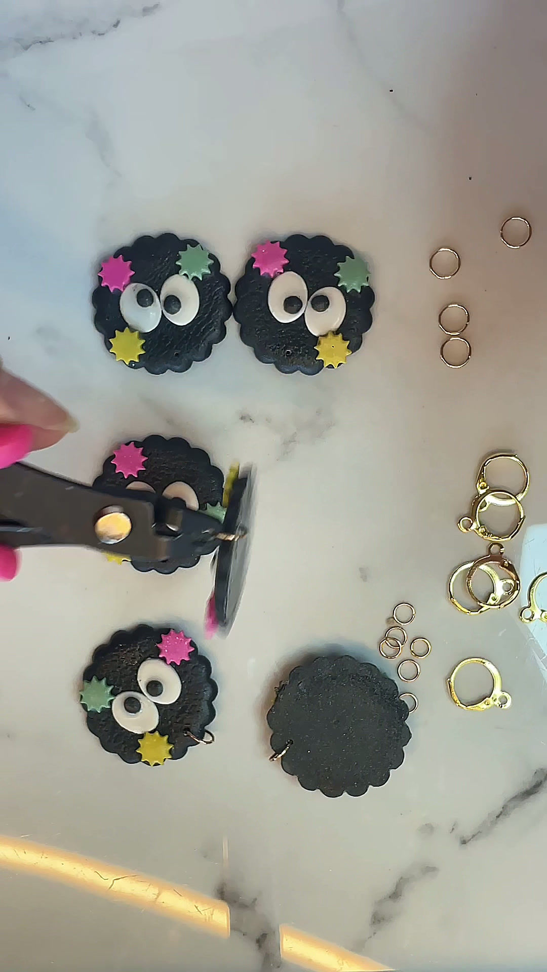 Anime Inspired Soot Sprite Earrings – Handmade