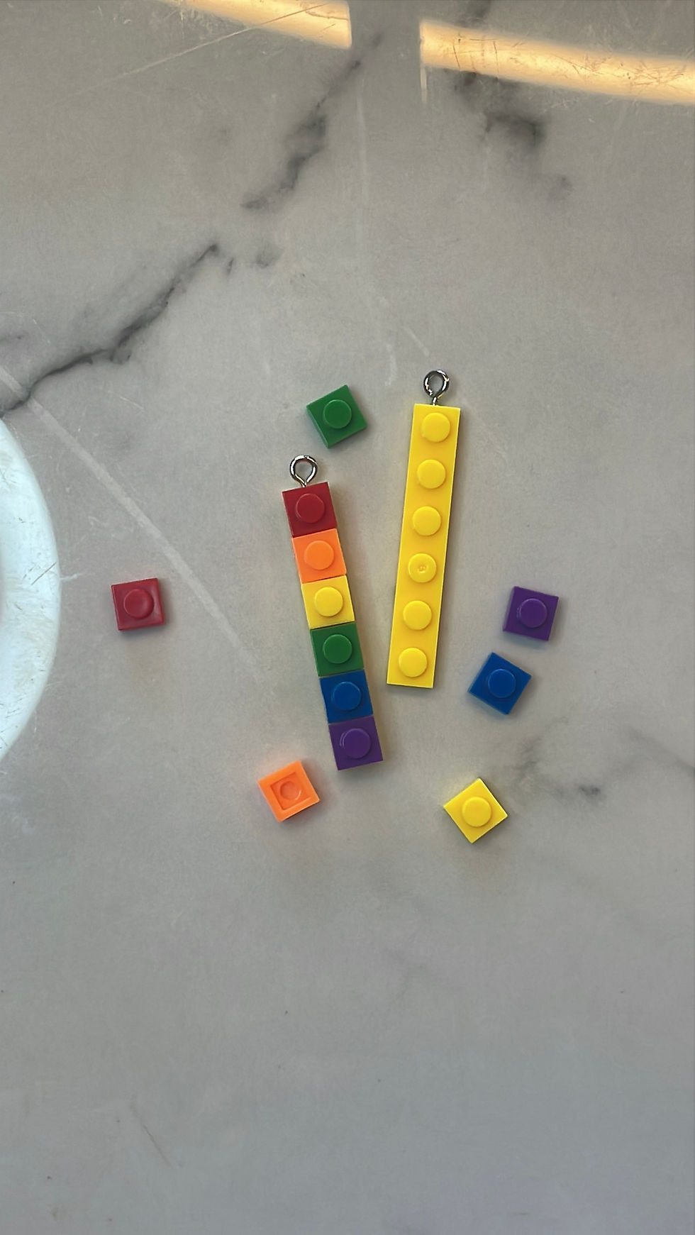 Build Your Own Block Earrings - Seaside Magnolia