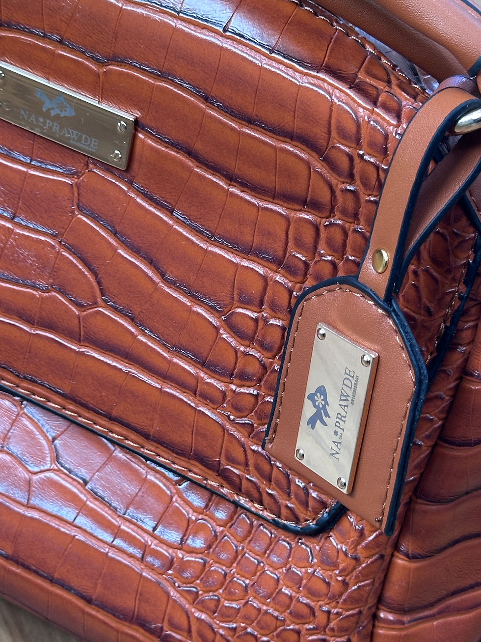 Thumbnail: NA✽PRAWDE® Croco Ellagyn - Purse - PurplePink