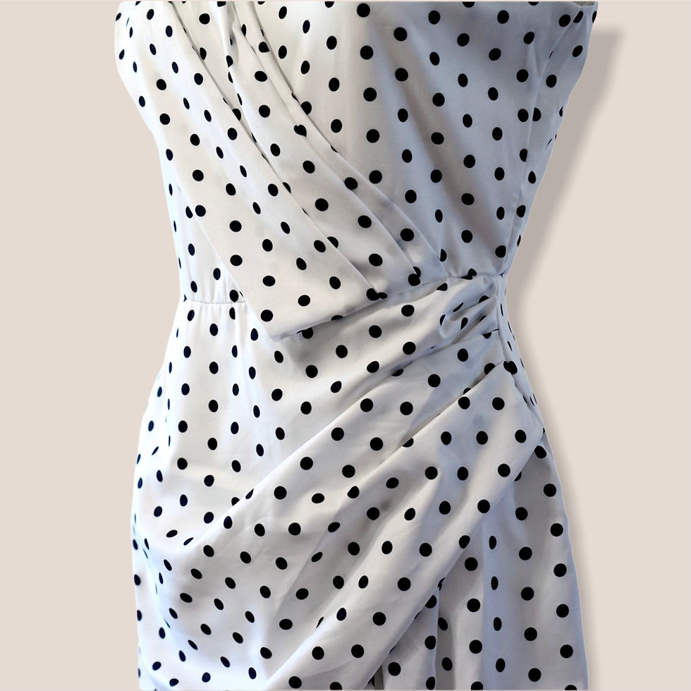 Thumbnail: NA✽PRAWDE® Vintage Ladybug Dress - White
