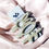 Thumbnail: NA✽PRAWDE® Pearl Harmony Hairpin - Set - Bunny, Oval Mirror Trio & Bow