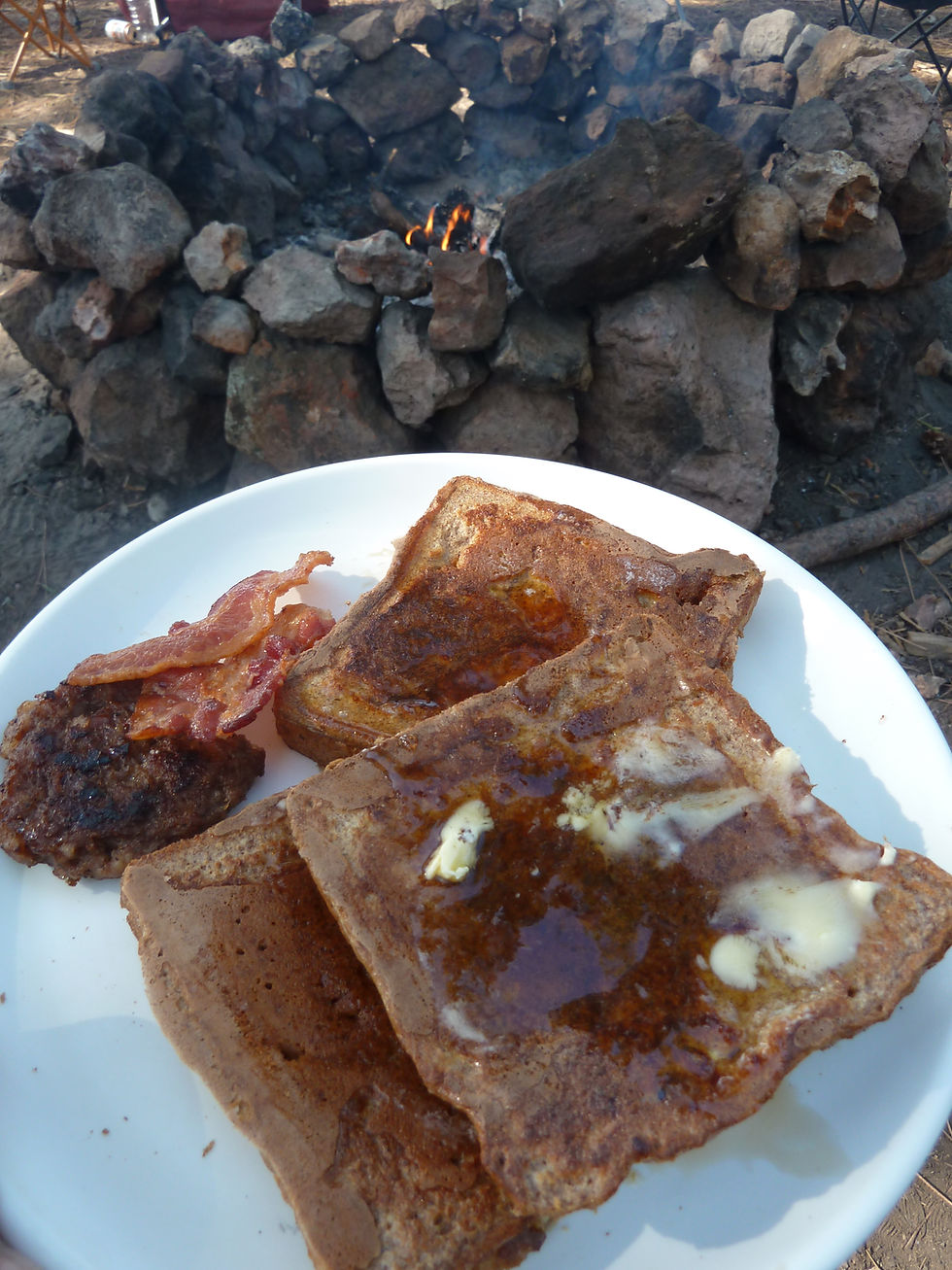 20111002_MogollonRim_FR608_Breakfast.JPG