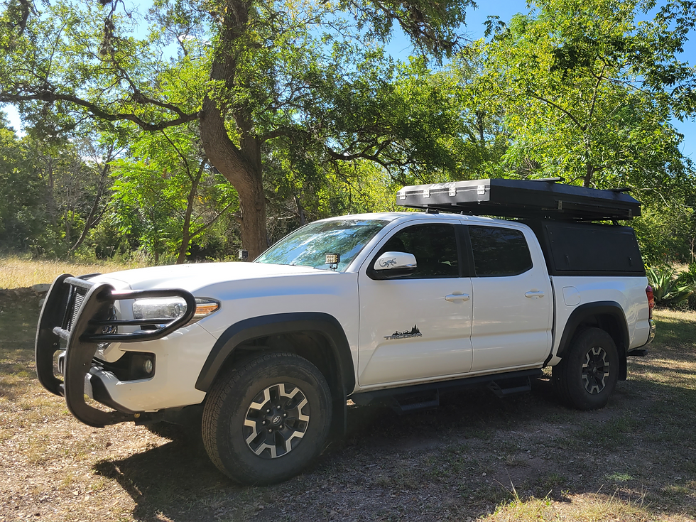 Toyota Tacoma with Alu-Cab Roof Top Tent & Explorer Canopy