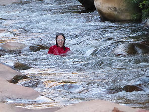 Midgley Bridge Oak Creek swimming hole Huckaby Trail Sedona Arizona red rock canyon