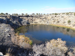Montezuma Well limestone sinkhole Sinagua irrigation canal Rimrock Verde Valley Arizona