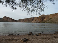 Canyon Lake Apache Trail Arizona Dolly Steamboat Superstition Mountains jet skiing Salt River reservoir