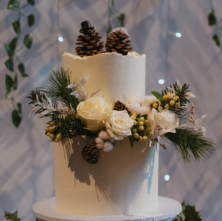 Winter Wedding Cake