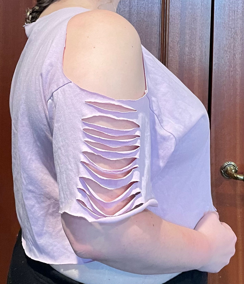 Thumbnail: Flower cut shirt