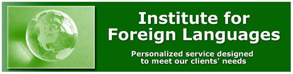 Institute For Foreign Languages Institute For Foreign Languages