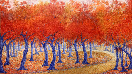 The Happy Forest 24 by 42 Inch