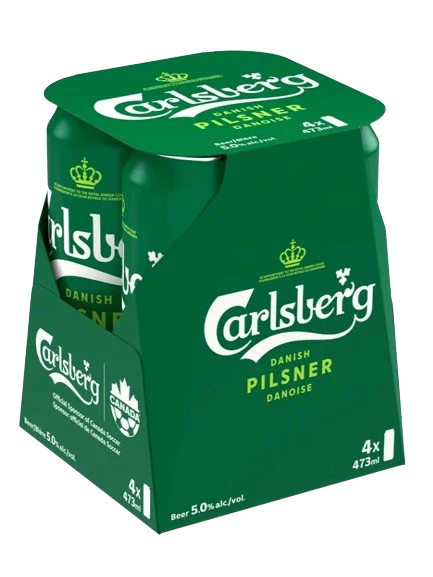 Carlsberg 4 cans 473ml