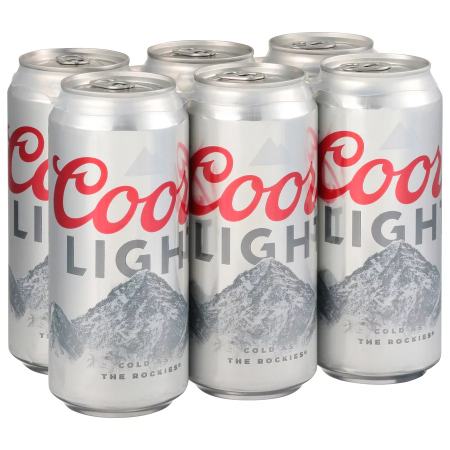 Coors light 6 cans 473ml
