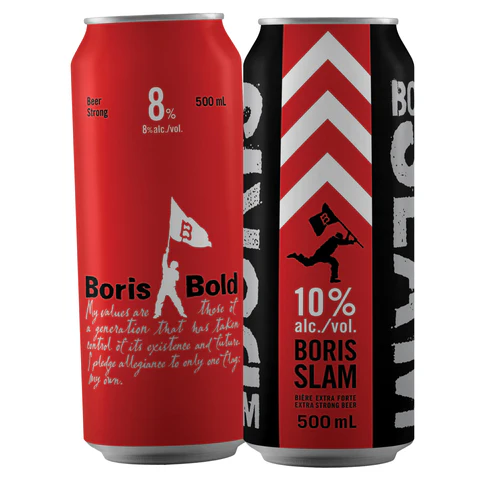 Boris bold et boris slam 2 cans 500ml