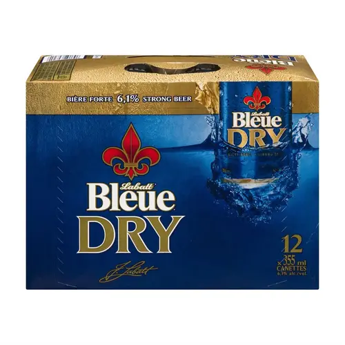 Labatt Bleue Dry 12 cans 355ml