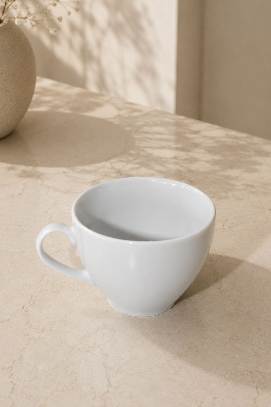 Thumbnail: Timeless White Cup & Saucer Set