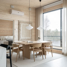 keittiö-olohuone, avotila, avokeittiö, ruokailutila, järvinäkymä, adea sohva, puustelli keittiö, puustelli, wästberg line, eurokangas, koolmat, jacaranda matto, kasthall, newworks, riippuvalaisimet, olohuoneen riippuvalaisin, mustat ikkunat, hirsikoti, uudiskohde, aarevisuals, sisustusarkkitehdit, sisustussuunnittelu, sisustus, rakentajat 2026, sisustussuunnittelun hinta, sisustussuunnittelija, kuopio, tahko, kuopion seutu, repose valaisimet, sepuu ruokapöytä, puusepän pöytä, hakola mama