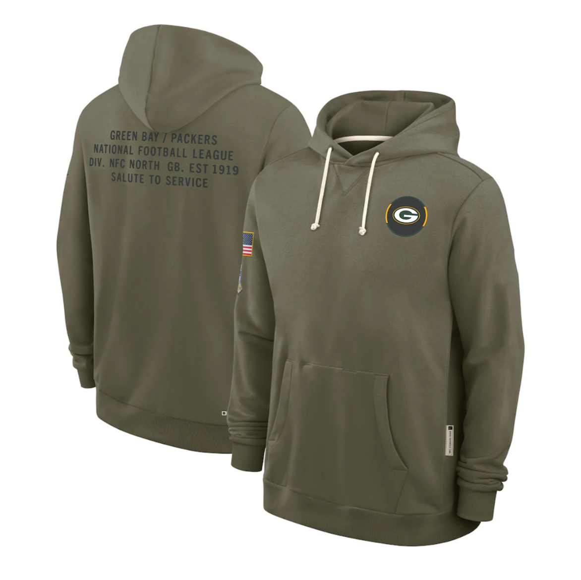 SUDADERA SALUTE TO SERVICE GREEN BAY PACKERS
