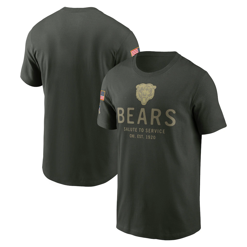 CAMISETA DE CALLE SALUTE TO SERVICE CHICAGO BEARS