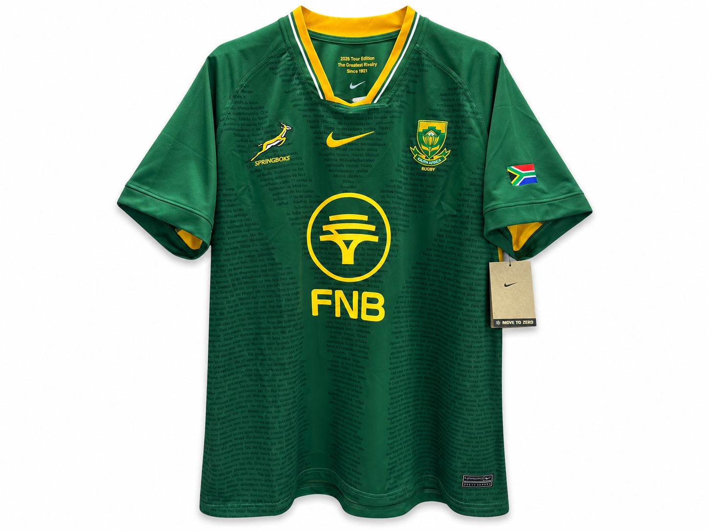CAMISETA SUDÁFRICA "THE SPRINGBOKS"