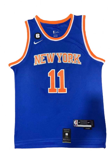Maillot De Basket New York Knicks Dédicacé Par Jalen Brunson - Certificat Beckett