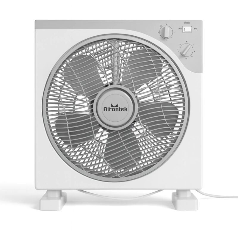 Airontek Box-Ventilator leise 40 Watt 3-Stufig – Leiser Box-Ventilator
