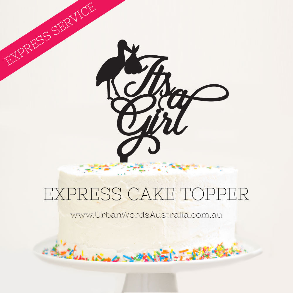 Express - It's a Girl Stork