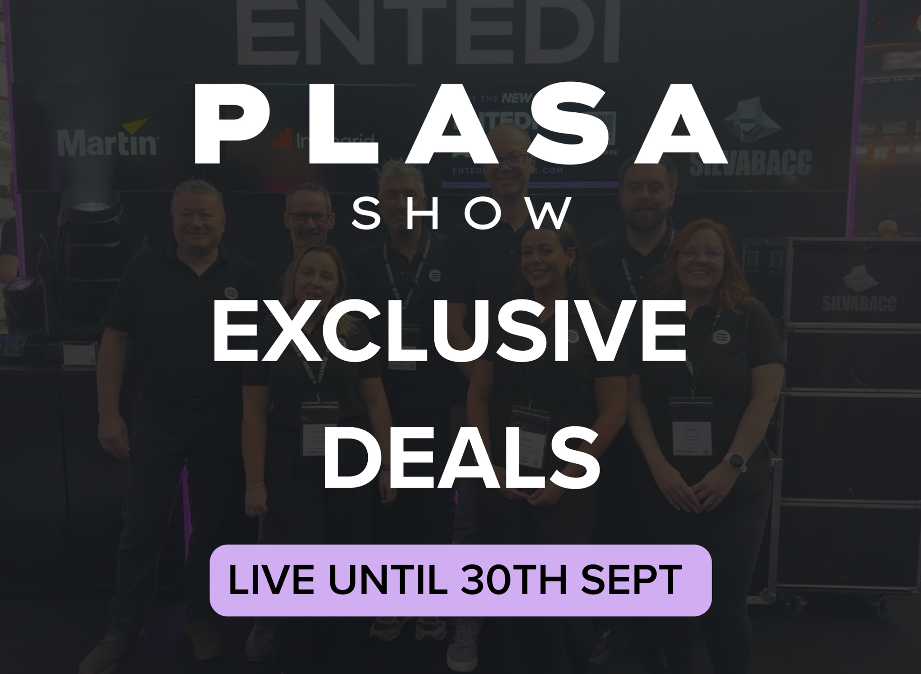 PLASA Show exclusive deals live until 30th September