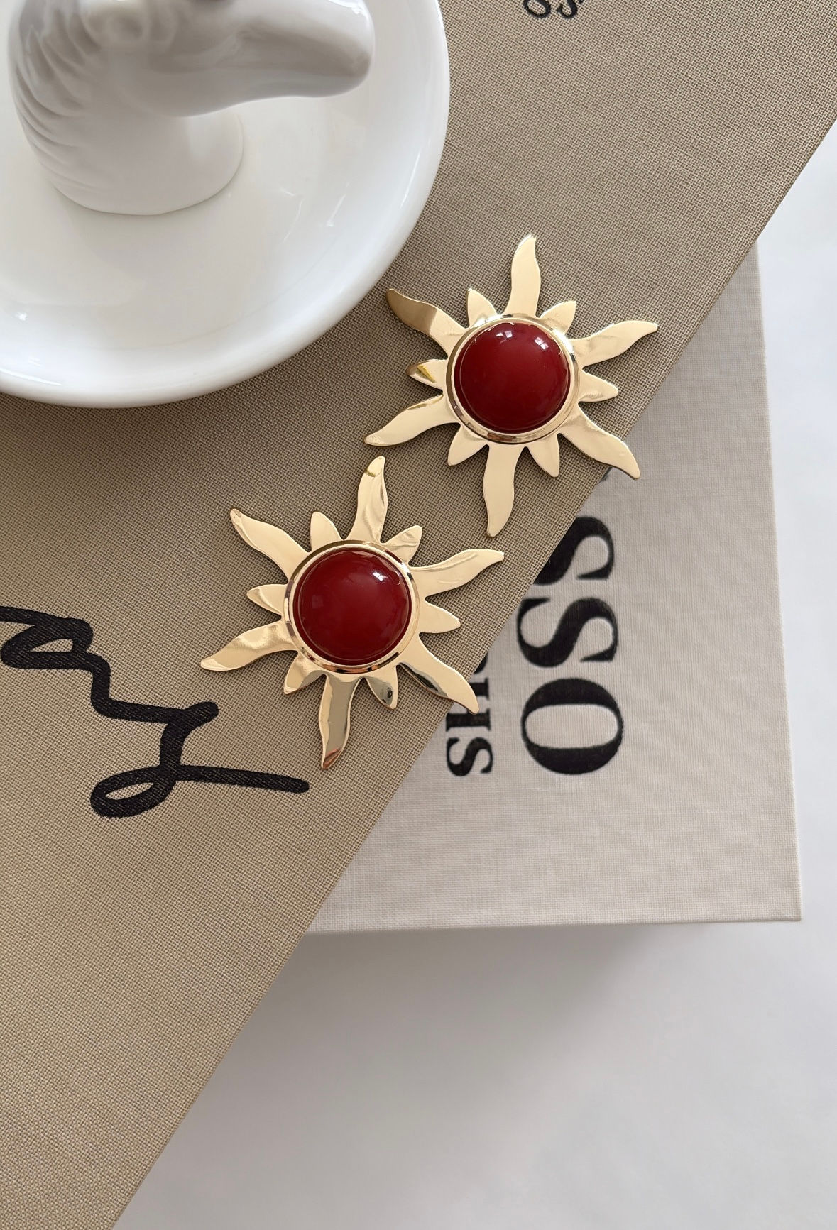 Vip Zara Model Güneş Figürlü Küpe