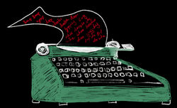 Typewriter Illustration