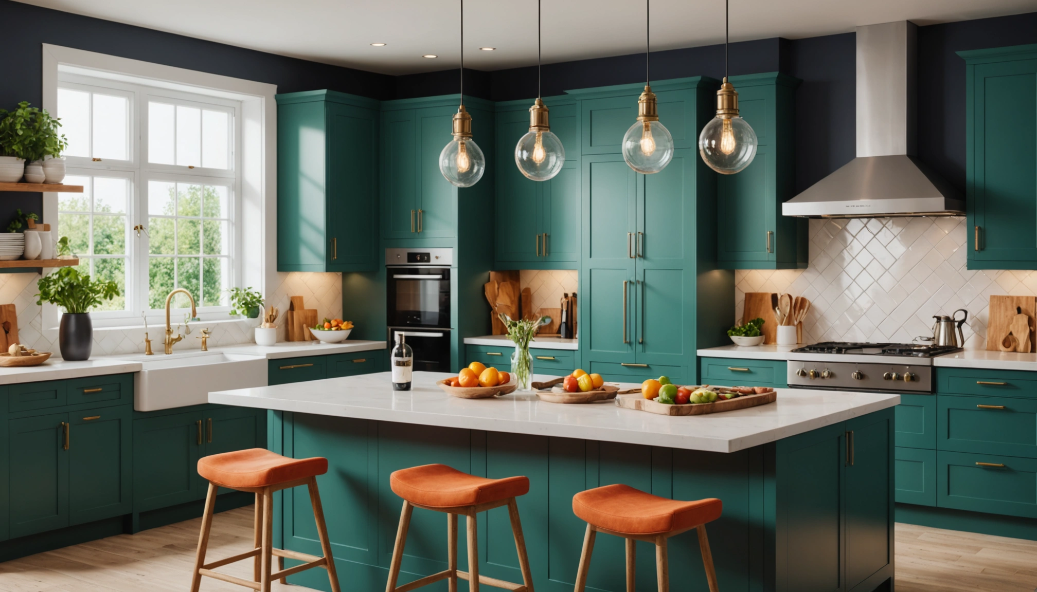 professionally painted cabinets showcasing quality