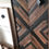 Thumbnail: Black & Walnut Mosaic Wall Art/Headboard