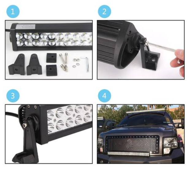 Thumbnail: POWERFUL LED Spot Light Bar 52"