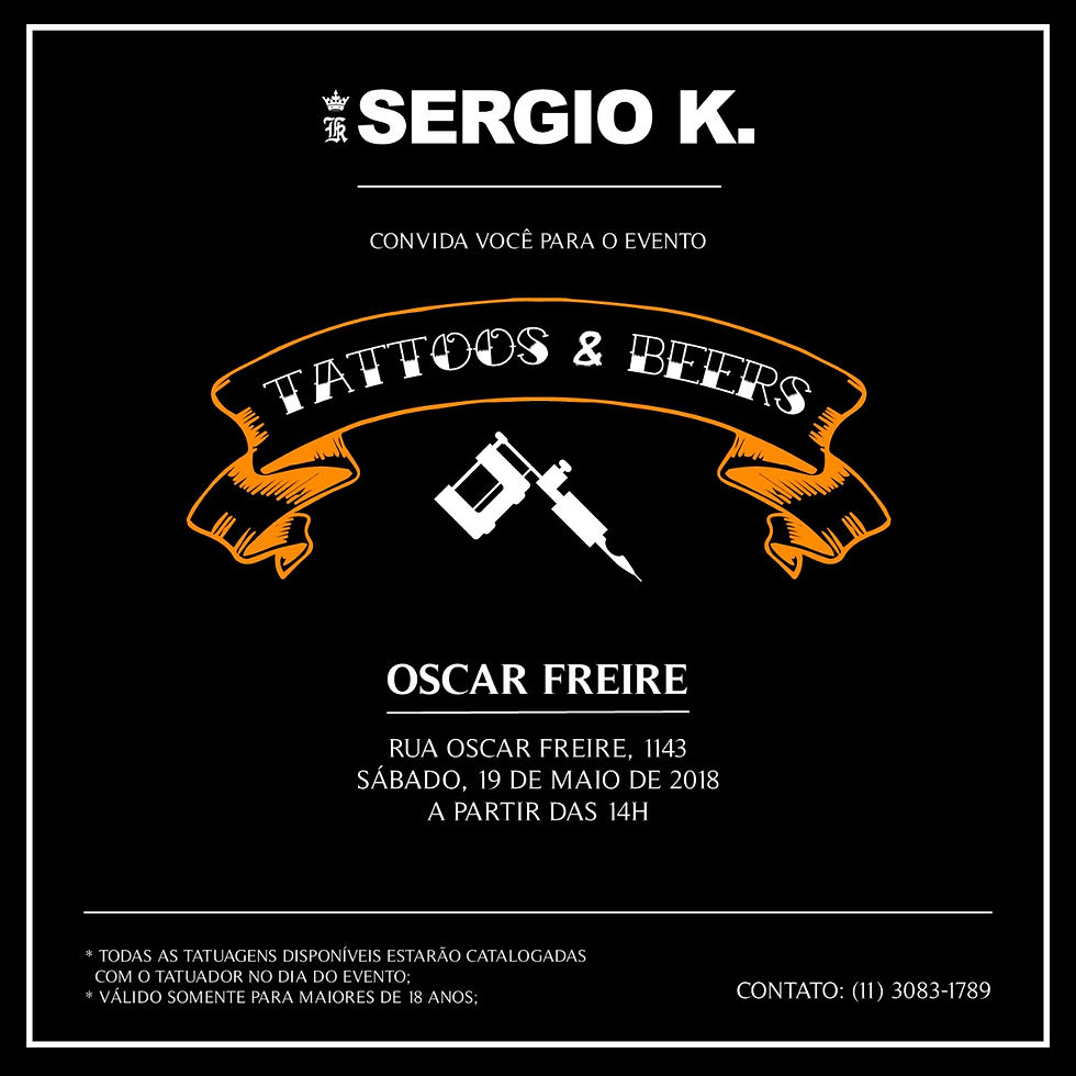 Sergio K. - Tattoos & Beers