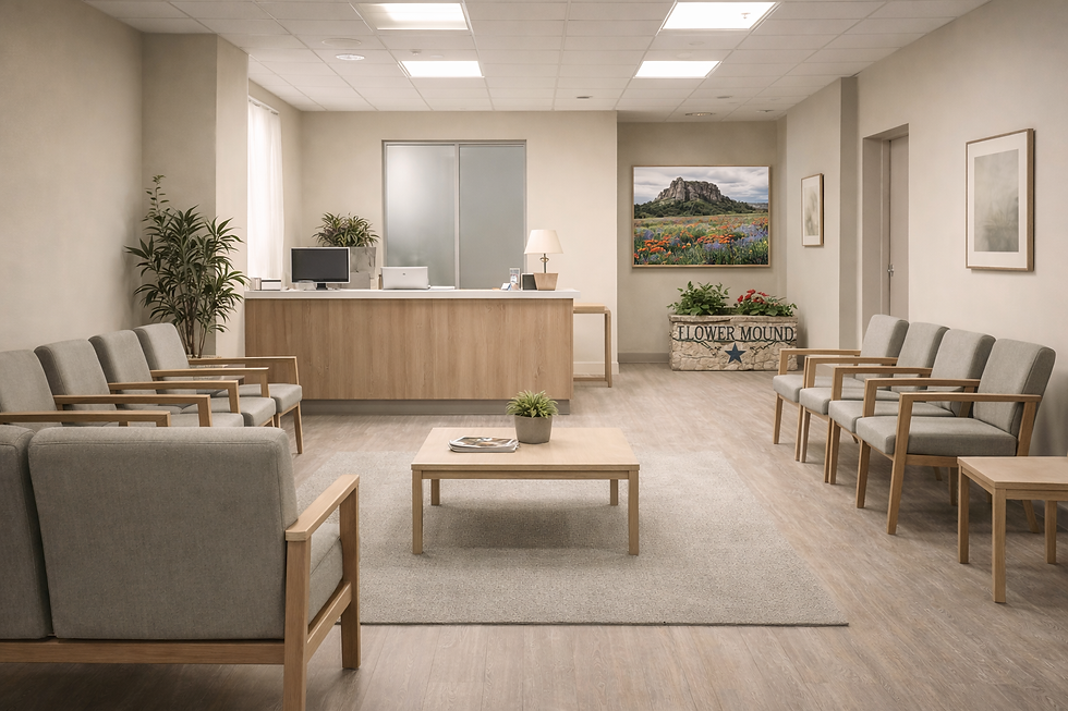 Calm healthcare waiting room in Texas.png