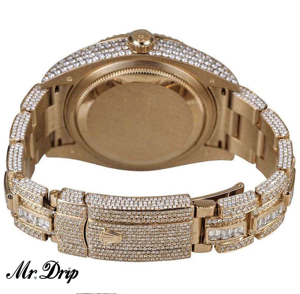 Thumbnail: 42MM ROLEX SKY-DWELLER 18K ROSE GOLD DIAMONDS AND BAGUETTES 35CT