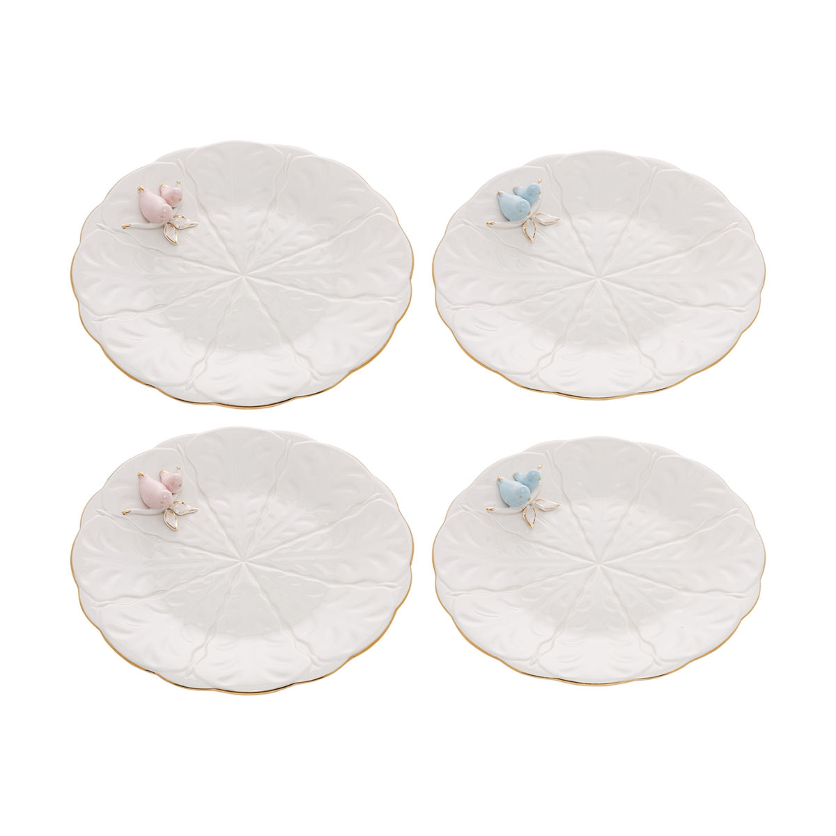 Prato Sobremesa de Porcelana Birds 19cm Wolff