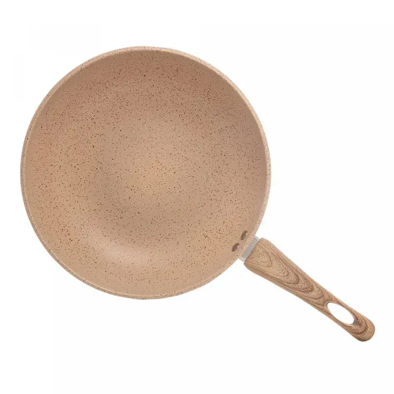 Miniatura: Frigideira Wok Indução em Aluminio c/ Revestimento Cerâmico Granilite 28cm Lyor