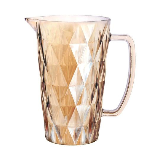 Miniatura: Jarra de Vidro Sodo-Calcico Diamond Âmbar 1L. - Lyor