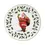 Miniatura: Prato Fundo em Porcelana Papai Noel 22cm Germer