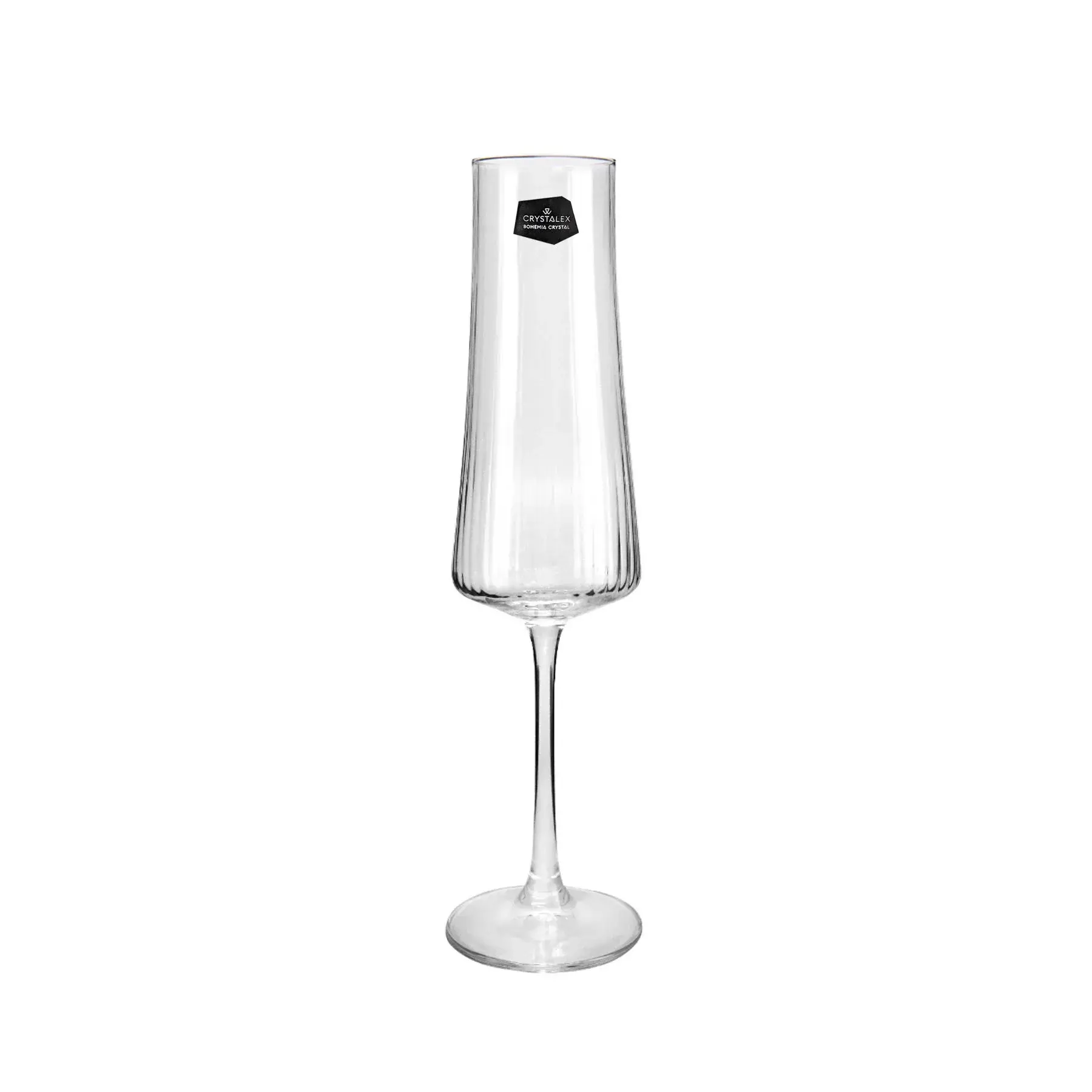 Taça de Cristal Ecológico p/ Champagne Xtra 210ml Transparente - Bohemia