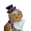 Miniatura: Boneco natalino biscoito enfeite de natal 12cm menino