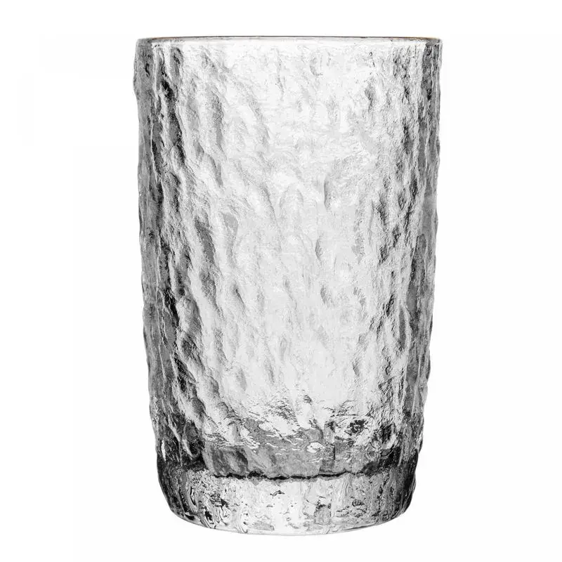 Miniatura: Copo de Cristal Martelado c/ Fio de Ouro Petra 430ml Lyor