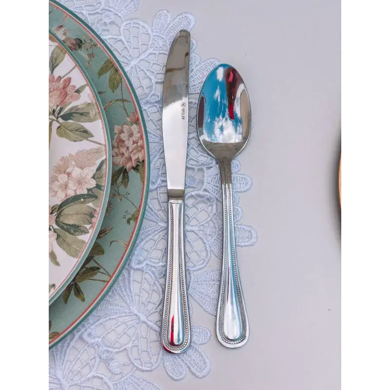 Miniatura: Faqueiro 101 Pçs em Aço Inox Pérola c/ Estojo de Madeira - Wolf