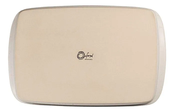 Miniatura: Travessa Refratária de Porcelana Maresia Pequena 28x18x5,5cm 1,4 Litros - Oxford