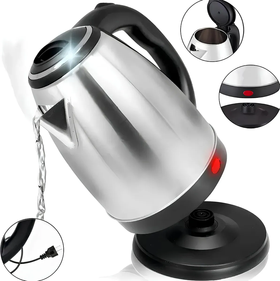 Miniatura: Chaleira Elétrica em Aço Inox 1,8 Litros 1500w 220v Lehavi