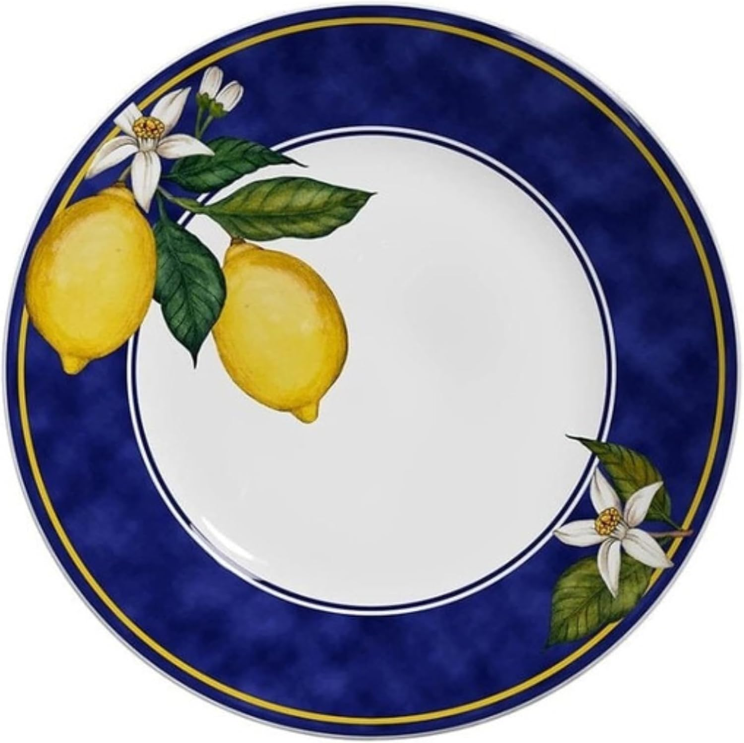Prato Raso em Cerâmica Sicilia Limão Siciliano 27cm - Scalla