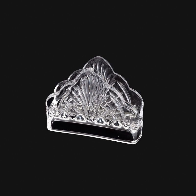Miniatura: Porta Guardanapos de Cristal Dublin 13x4,5cm - Lyor