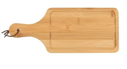 Miniatura: Tábua p/ Servir de Bambu Retangular 32x14cm - Lyor